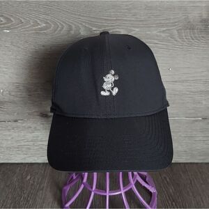 Disney Parks x Nike Dri-Fit Hat Cap w/ Mickey Mouse Black Unisex
